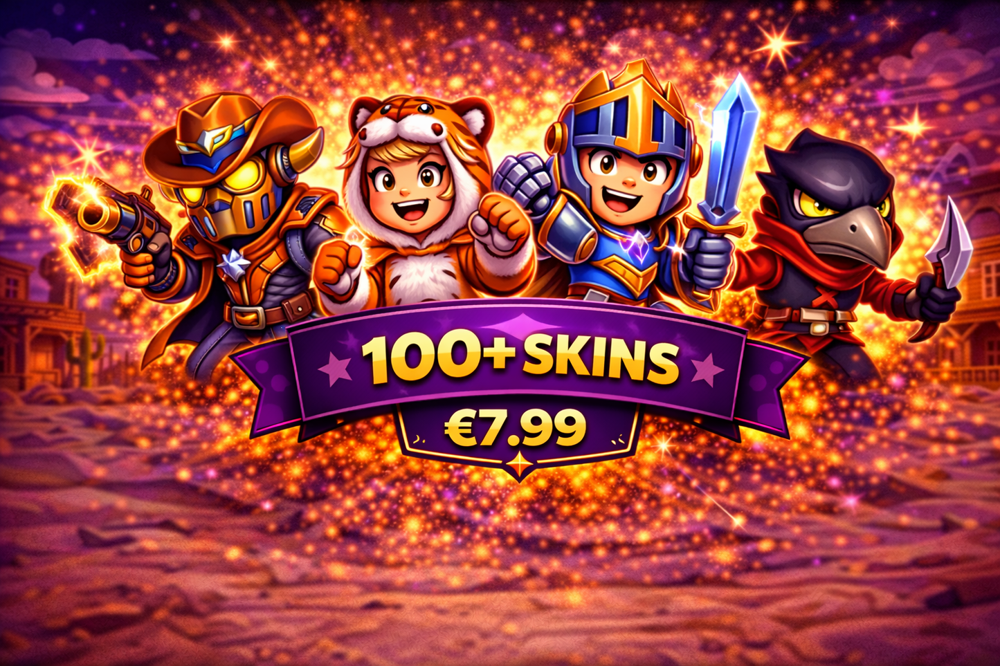Skins 100+